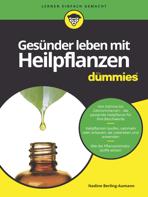 Titeldetails für Gesünder leben mit Heilpflanzen für Dummies nach Nadine Berling-Aumann - Verfügbar